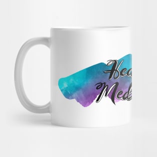 'Heavily Meditated' Print Mug